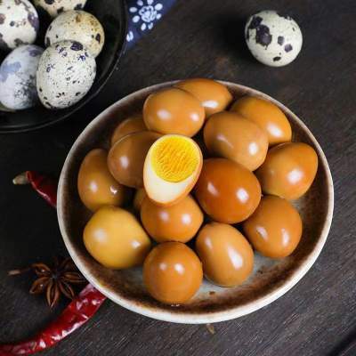盐焗鹌鹑蛋卤蛋小包装五香铁蛋商用散装卤味小零食休闲即食品小吃