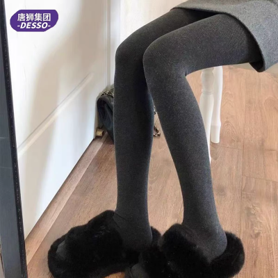 唐狮DESSO日本羊脂袜2200D加厚保暖踩脚连脚两款冬季保暖羊脂袜F