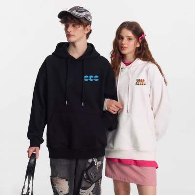 URBRAZBBU官方正品2025新款春秋季男女同款宽松潮牌休闲长袖卫衣