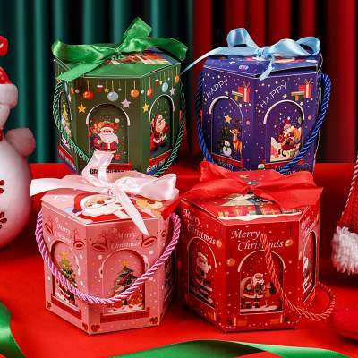 新款圣诞苹果盒平安夜苹果礼盒 镂空款40个混发