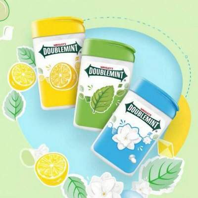 【任选6件】绿箭薄荷糖无糖约20粒瓶装多口味便携装糖果零食