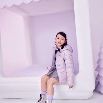 【疯狂动物城】波司登儿童连帽羽绒服男童轻薄三防羽绒外套男