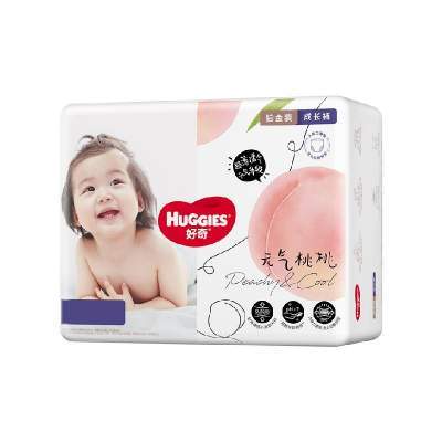 【聚划算】【透爽散热】好奇铂金装小桃裤纸尿裤NB-XXL成长裤L-XXXL