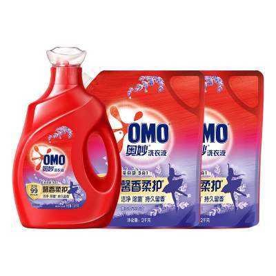奥妙全自动薰衣草洗衣液酵素1.9kg+2KG*2袋长效抑菌（5.9kg*1套）