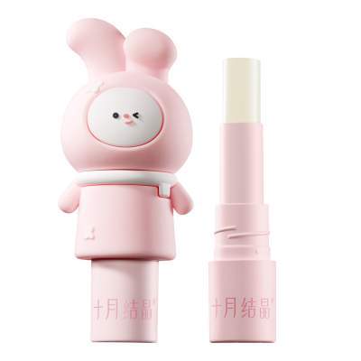 十月结晶儿童唇膏小女孩专用膏兔头滋润宝宝润唇膏秋冬婴儿润唇膏