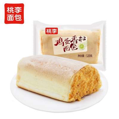 桃李鸡蛋香松面包早餐整箱独立包装学生早餐速食夹心面包休闲零食