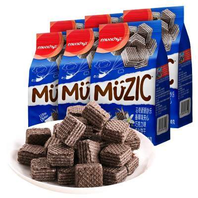 马奇新新 马来西亚进口 香草味威化90g*6京东配送 