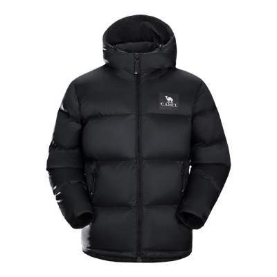 骆驼黑钻5PLUS男装羽绒服加厚保暖鸭绒面包服防水羽绒外套冬季男