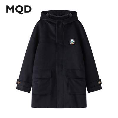 MQD梭织大衣藏青