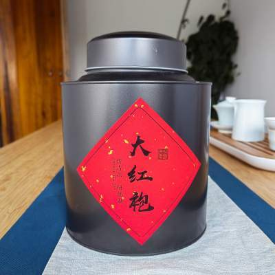 瑞锦成 大红袍茶叶铁罐装200克*1罐
