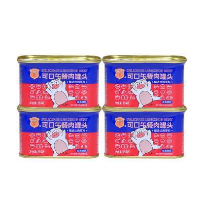 【19】梅林（MALING） 午餐肉罐头  可口198*4