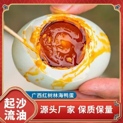 【10.9包邮】合天宝龙 正宗广西北海红树林海鸭蛋 10枚真空装（中蛋60-69g）