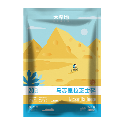 大希地马苏里拉芝士碎家用三明治焗饭披萨拉丝专用烘焙原料