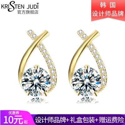 KRISTEN JUDI新款潮气质耳饰高级感水滴耳环