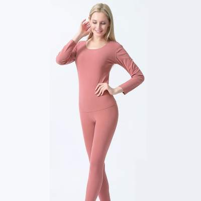 虎迹男女德绒保暖衣套装