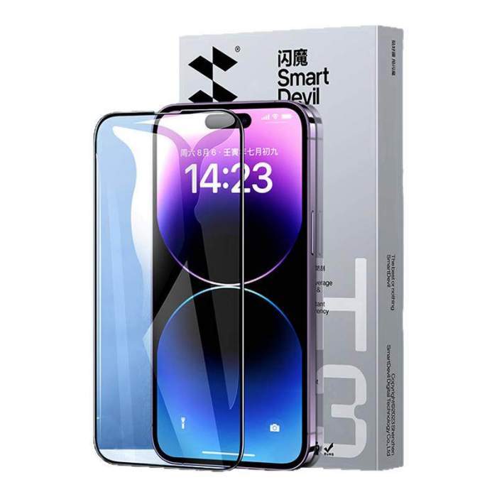 闪魔 适用iPhone14钢化膜15promax苹果13全屏12覆盖14plus+保护XR蓝光iP防爆16ProMax手机11新款ip14贴膜X/XS