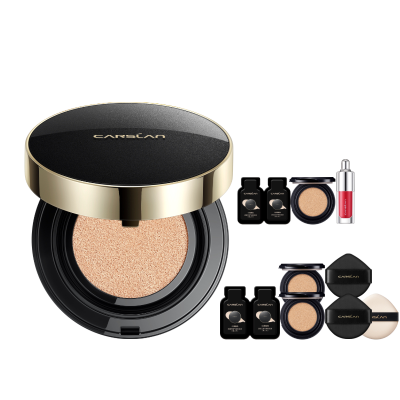 新年礼物卡姿兰黑金气垫遮瑕持久不脱妆粉底液混油皮干皮bb霜官方