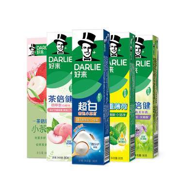 DARLIE好来原黑人超白茶牙膏双重薄荷清新口气成人官方正品