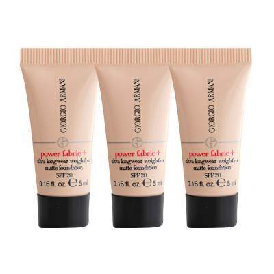【自营】阿玛尼无暇粉底液红标权力持妆遮瑕5ml*3个旅行装