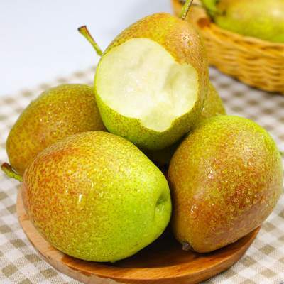 正宗山西红香酥梨当季现摘薄皮脆甜多汁新鲜水果整箱9斤香梨包邮2