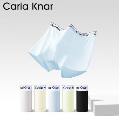 CariaKnar男士无痕内裤天丝透气四角短裤速干薄款大码男生平角裤