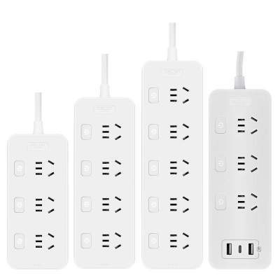 德力西分控插座排插独立开关插排多功能插板多孔插板插线板拖线板