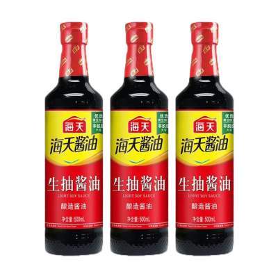 海天调料实惠组合套装生抽老抽酱油蚝油料酒四海鲜鸡精