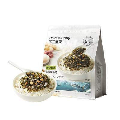 不二宝贝鳕鱼肉松海苔碎拌饭料脆搭无添加一岁婴儿童宝宝健康零食
