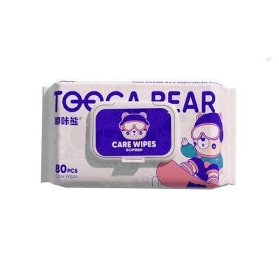 80抽加大加厚湿巾新生儿手口屁专用宝宝湿纸巾家用实惠装清洁